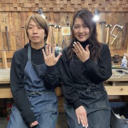 イギリス２０ペンス　ペアリング　コインリング体験