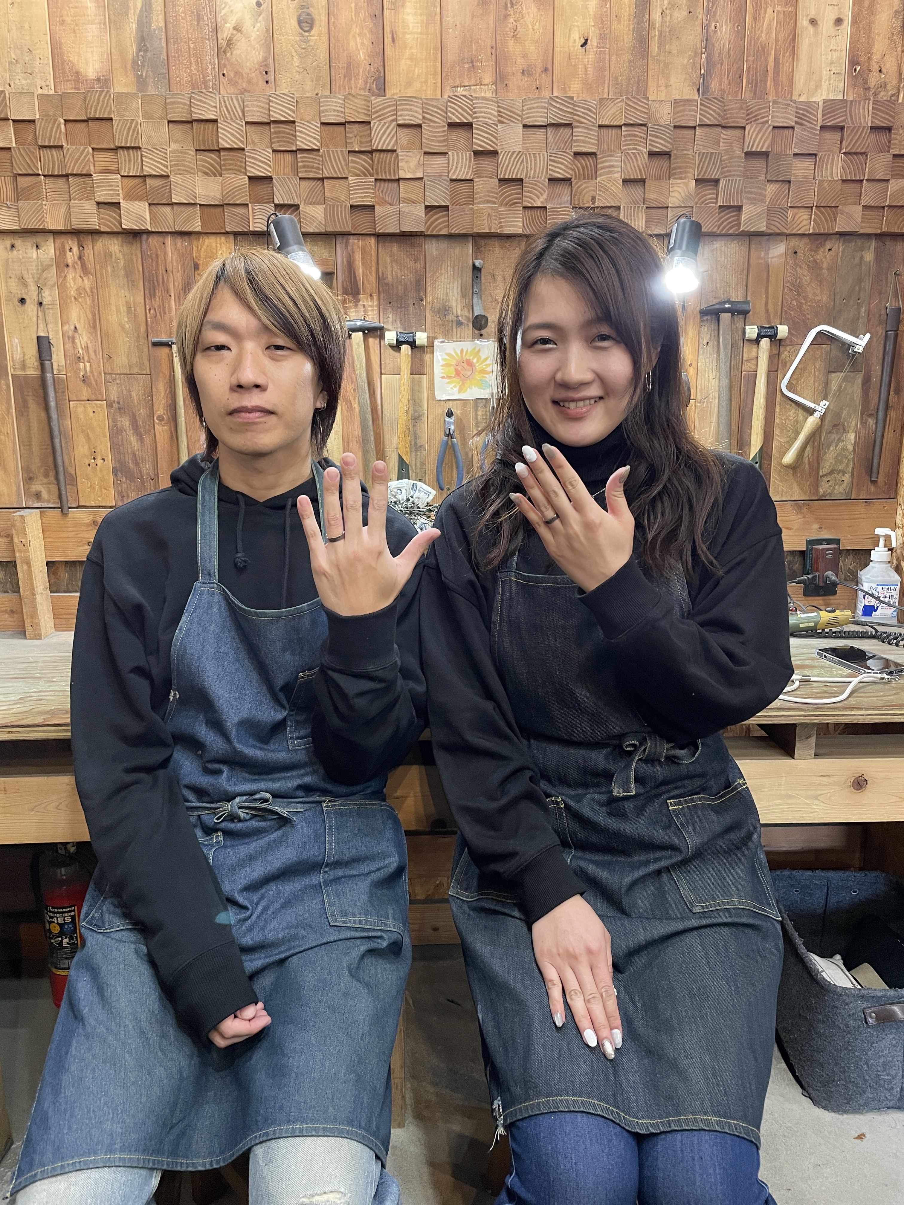 イギリス２０ペンス　ペアリング　コインリング体験