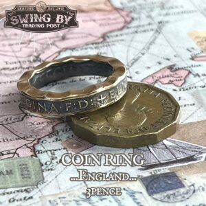 イギリス　3ペンス　コインリング