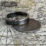 イギリス　1シリング　コインリング