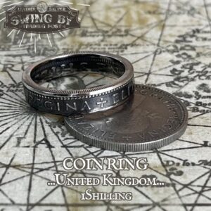 イギリス　1シリング　コインリング