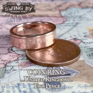 イギリス　TWO PENCE　コインリング